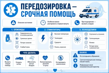 Помощь при передозировке в Новошахтинске