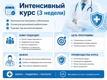 Реабилитация за 21 день в Новошахтинске